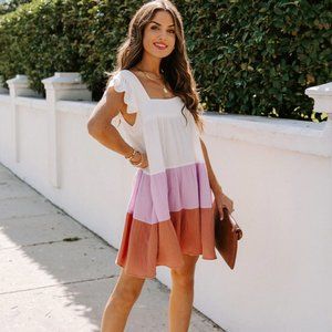 VICI Collection Tiered Babydoll Dress